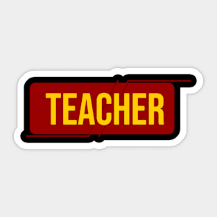 Teacher Sticker